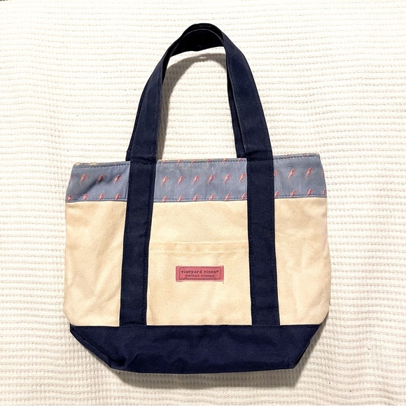 Vineyard Vines Handbags - Vineyard Vines Canvas Tote Boat Bag (Seahorses)